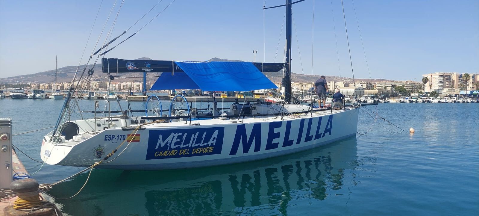 El Ciudad de Melilla pone rumbo al Tabarca de vela
