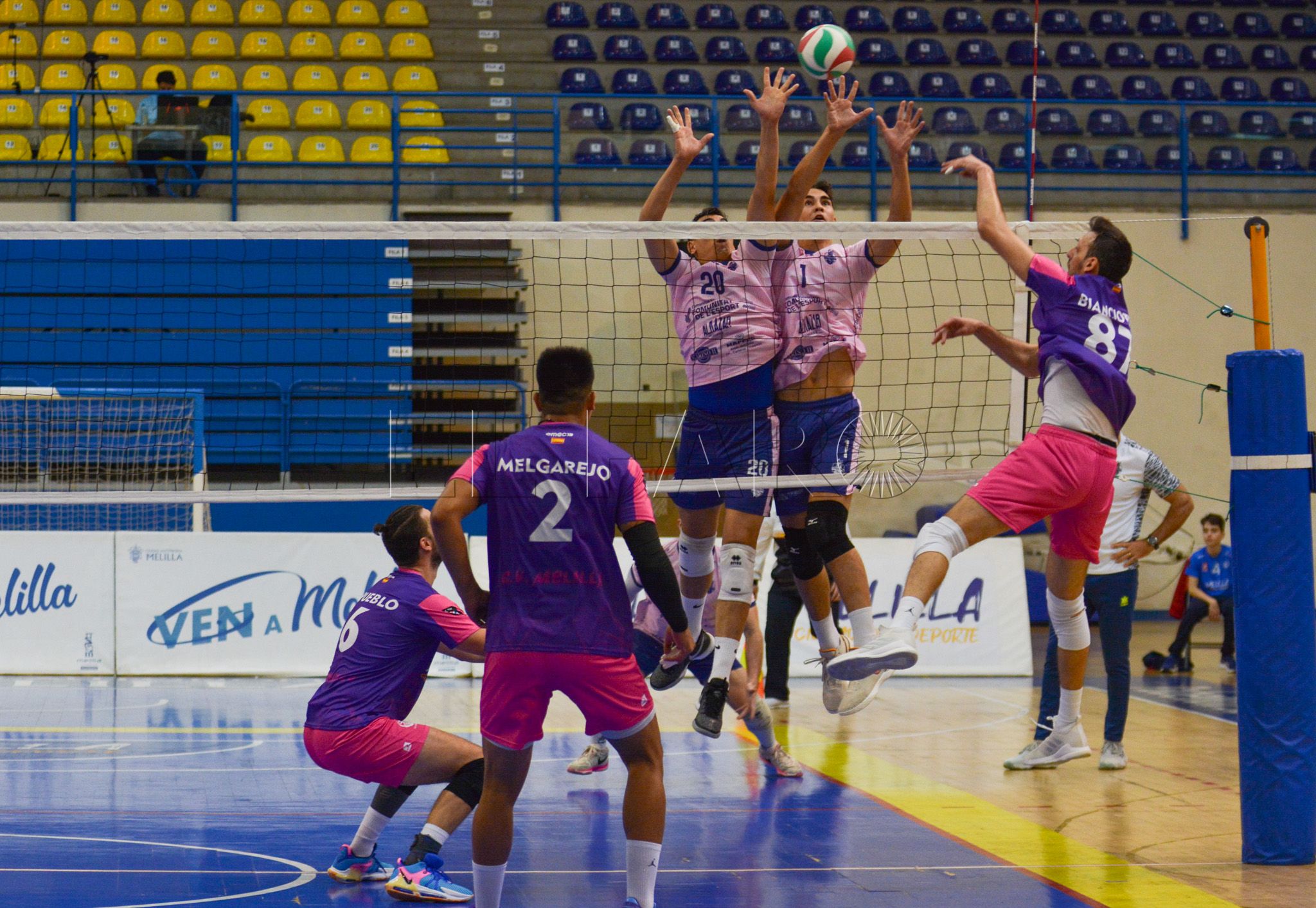 El CV Melilla debuta ante el Guaguas