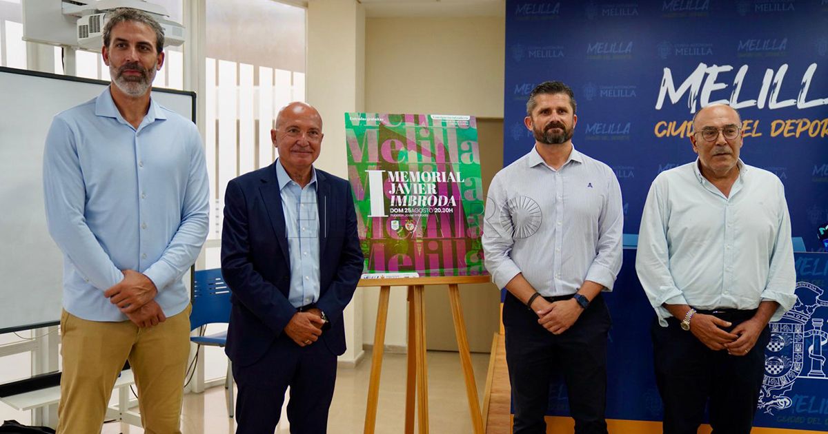 Puesta de largo del I Memorial Javier Imbroda de baloncesto en Melilla