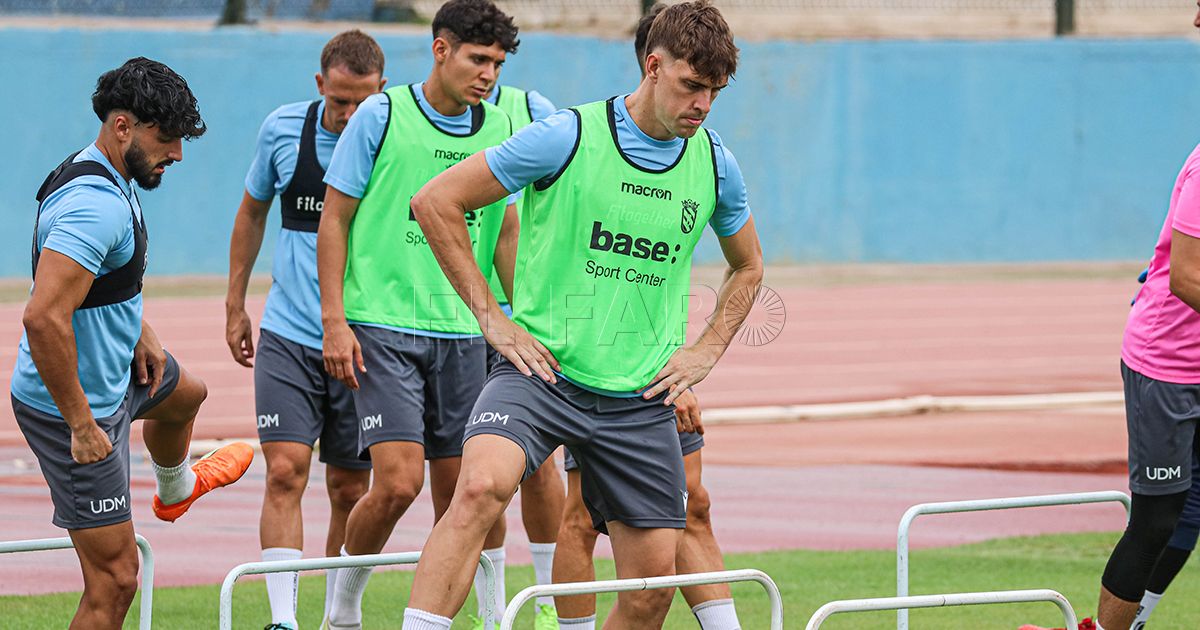 La plantilla azulina termina una dura semana de trabajo