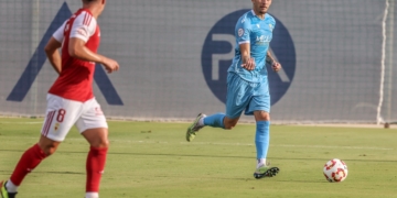 El encuentro disputado frente al Real Murcia CF ha dejado buenas sensaciones en los azulinos.