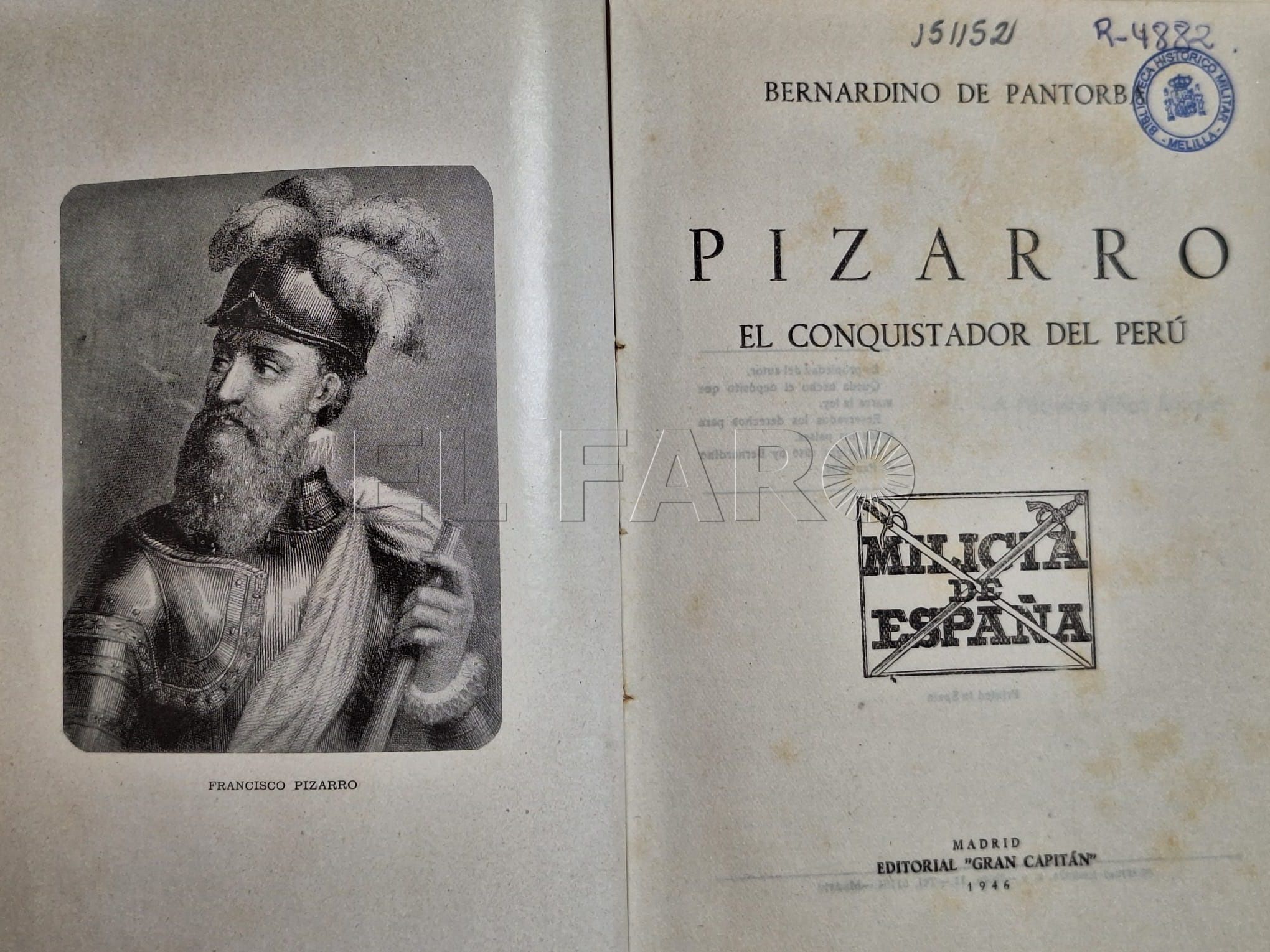 Libro destacado del mes: “Pizarro, el conquistador del Perú”
