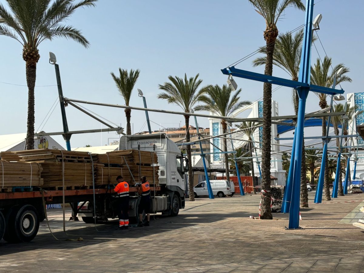 La Feria de Melilla comienza a tomar forma