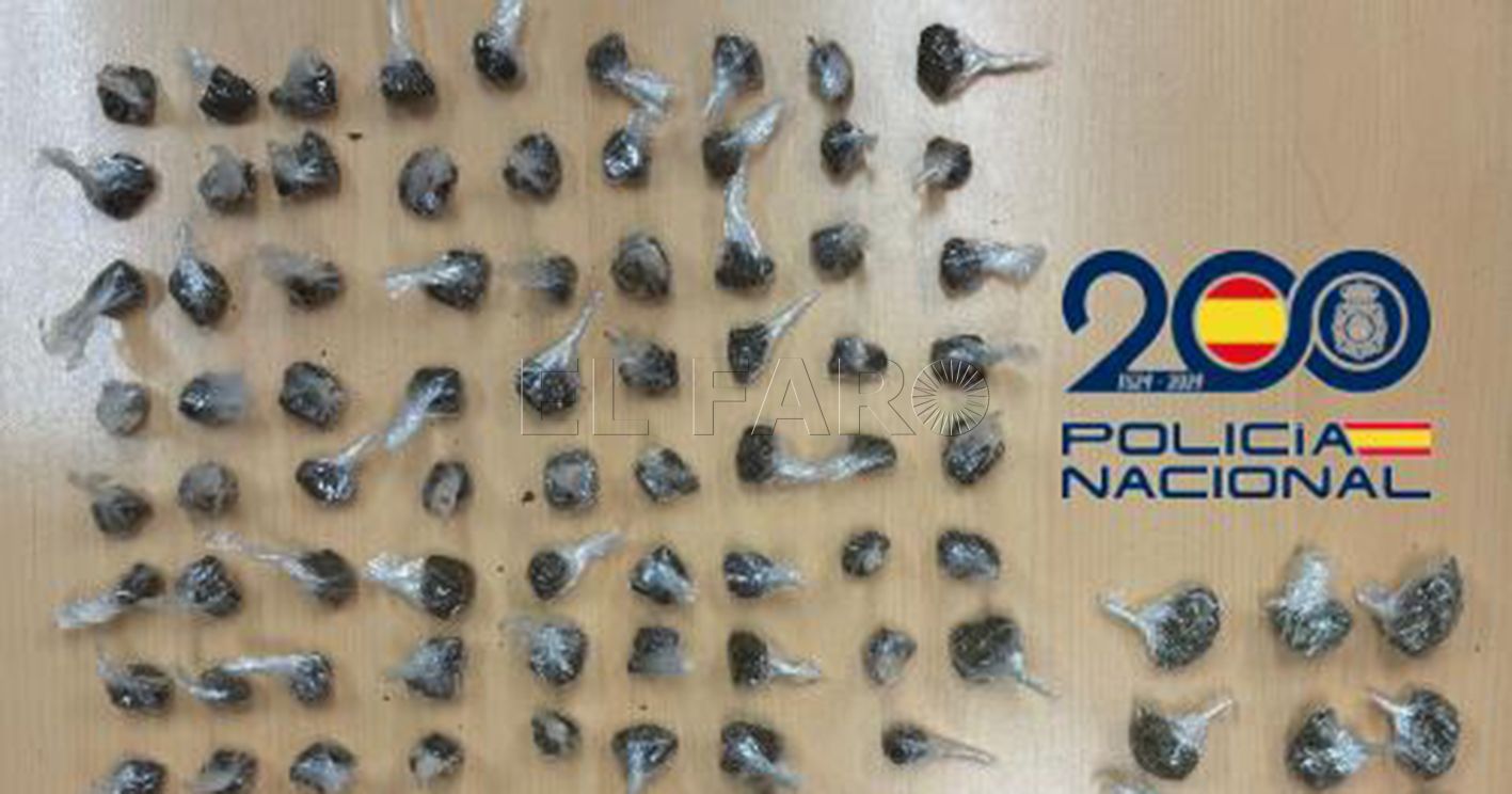 La Policía desarticula un punto de venta de drogas en Las Palmeras