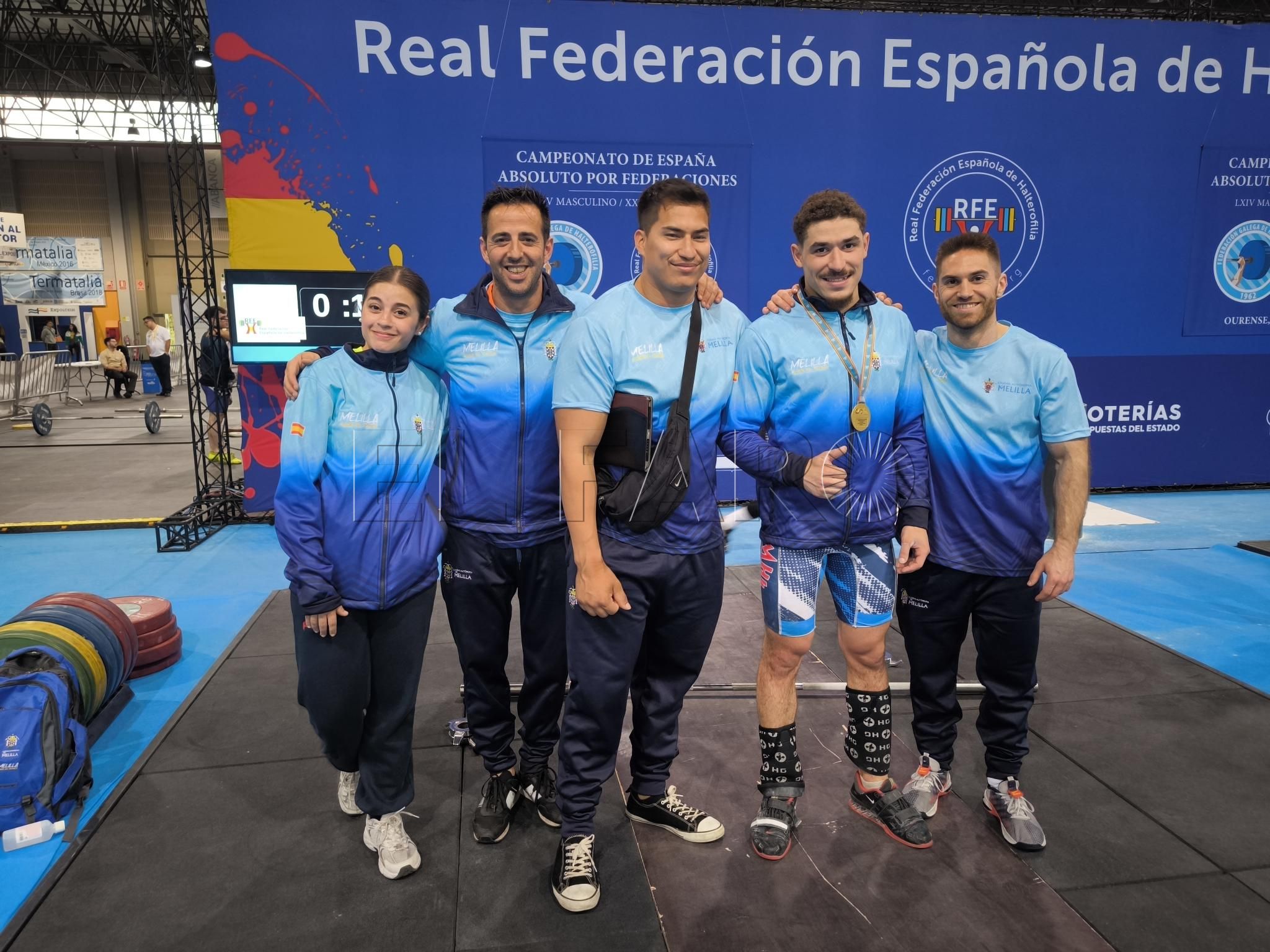 Intensa agenda de la halterofilia local