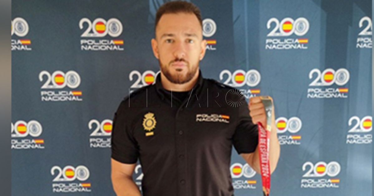 Un policía nacional de Melilla, subcampeón en el Nacional de Jiu Jitsu