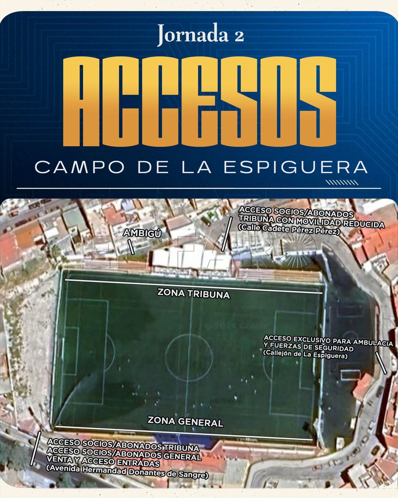 La UD Melilla informa de los accesos a La Espiguera