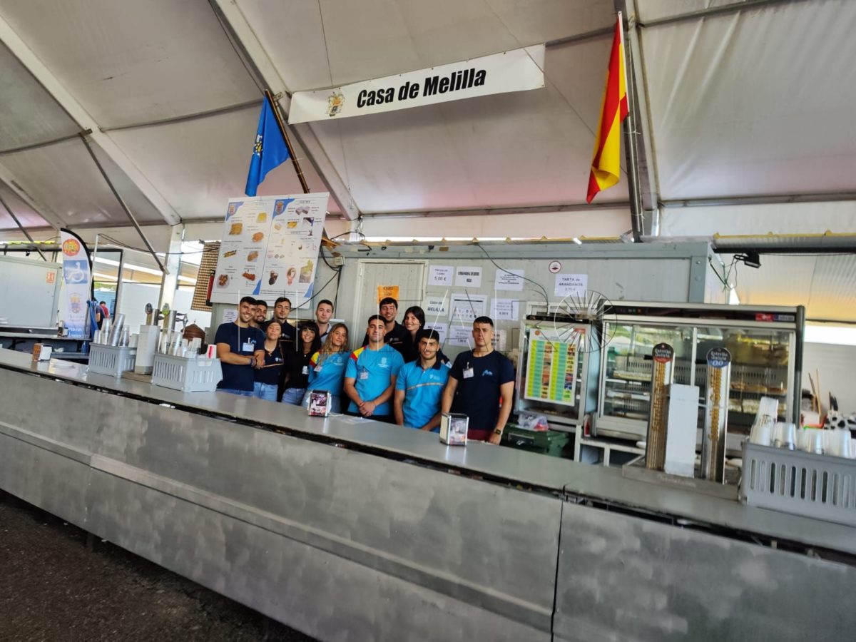 La Casa de Melilla en Valladolid muestra los productos típicos de nuestra ciudad en las fiestas de la ciudad castellanoleonesa