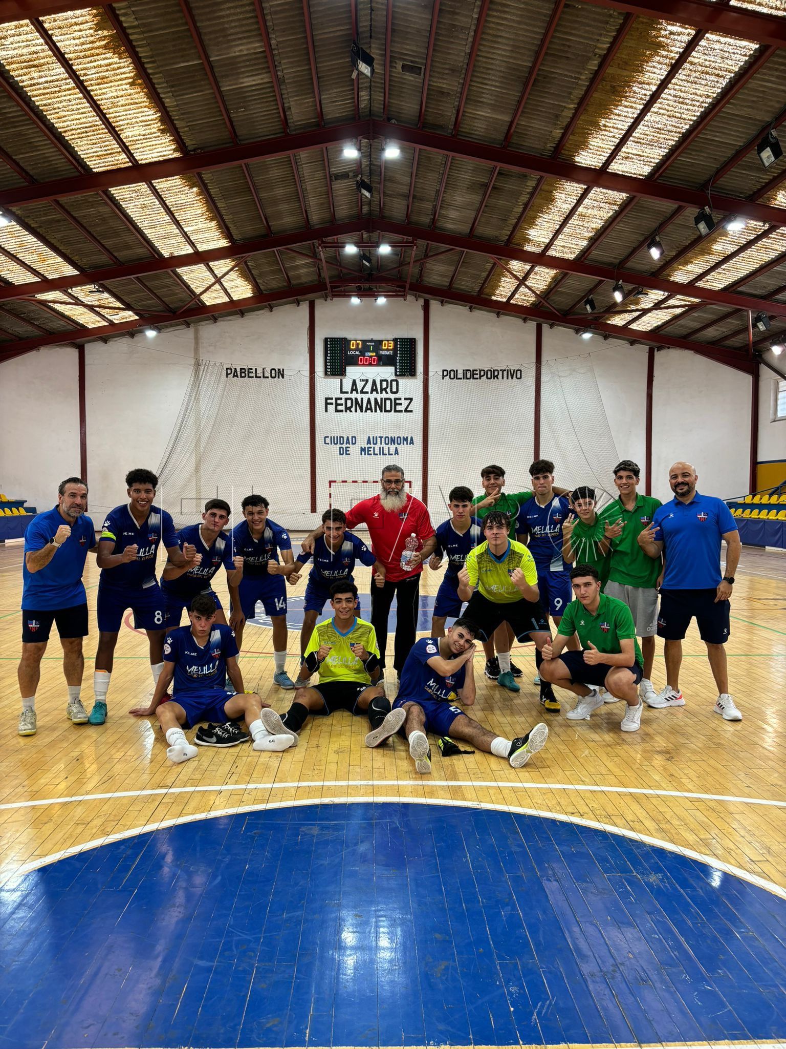 Duros partidos los equipos juveniles