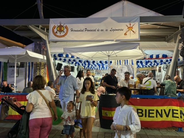 La caseta de veteranos de La Legión presume de tener la mayor oferta gastronómica de la Feria de Melilla
