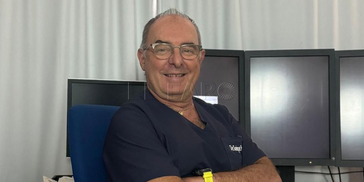 "He tenido mucha suerte de ser médico porque me encanta mi profesión"