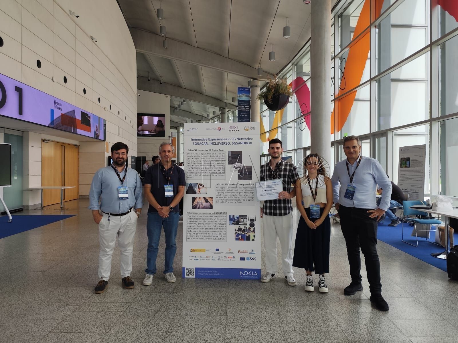 Innovación Tecnológica felicita a Opossum por su premio en el IEEE PIMRC 2024