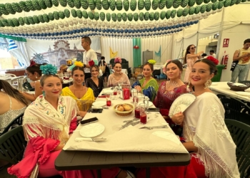 Un rincón andaluz en la Feria de Melilla