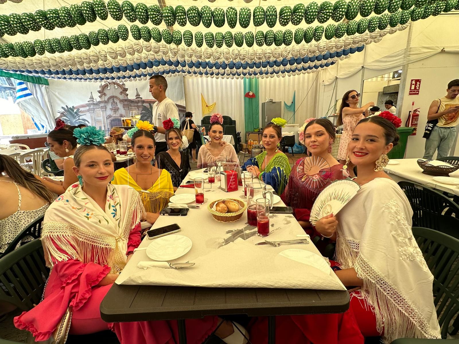Un rincón andaluz en la Feria de Melilla