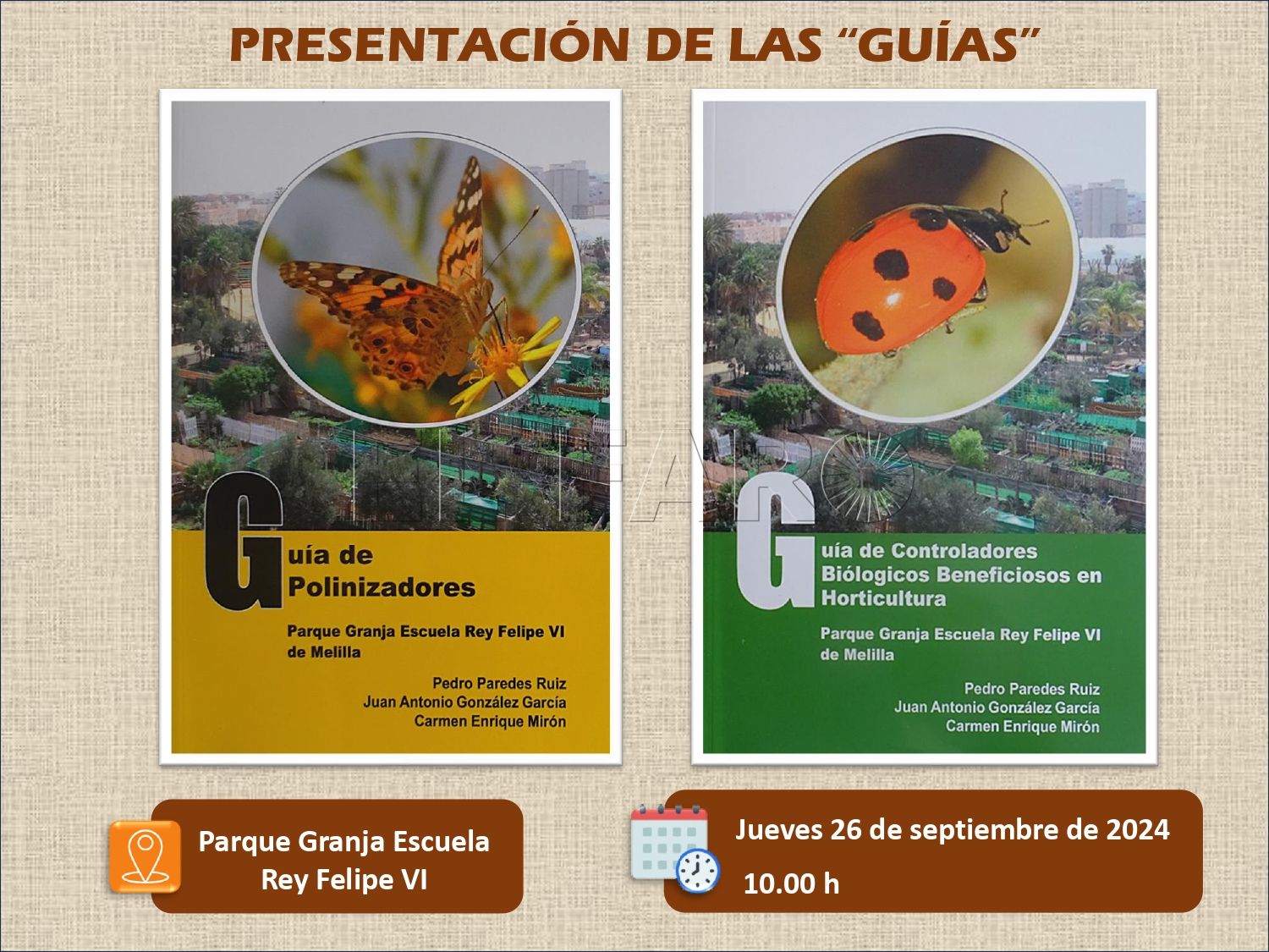 Presentación este jueves de las guías de campo