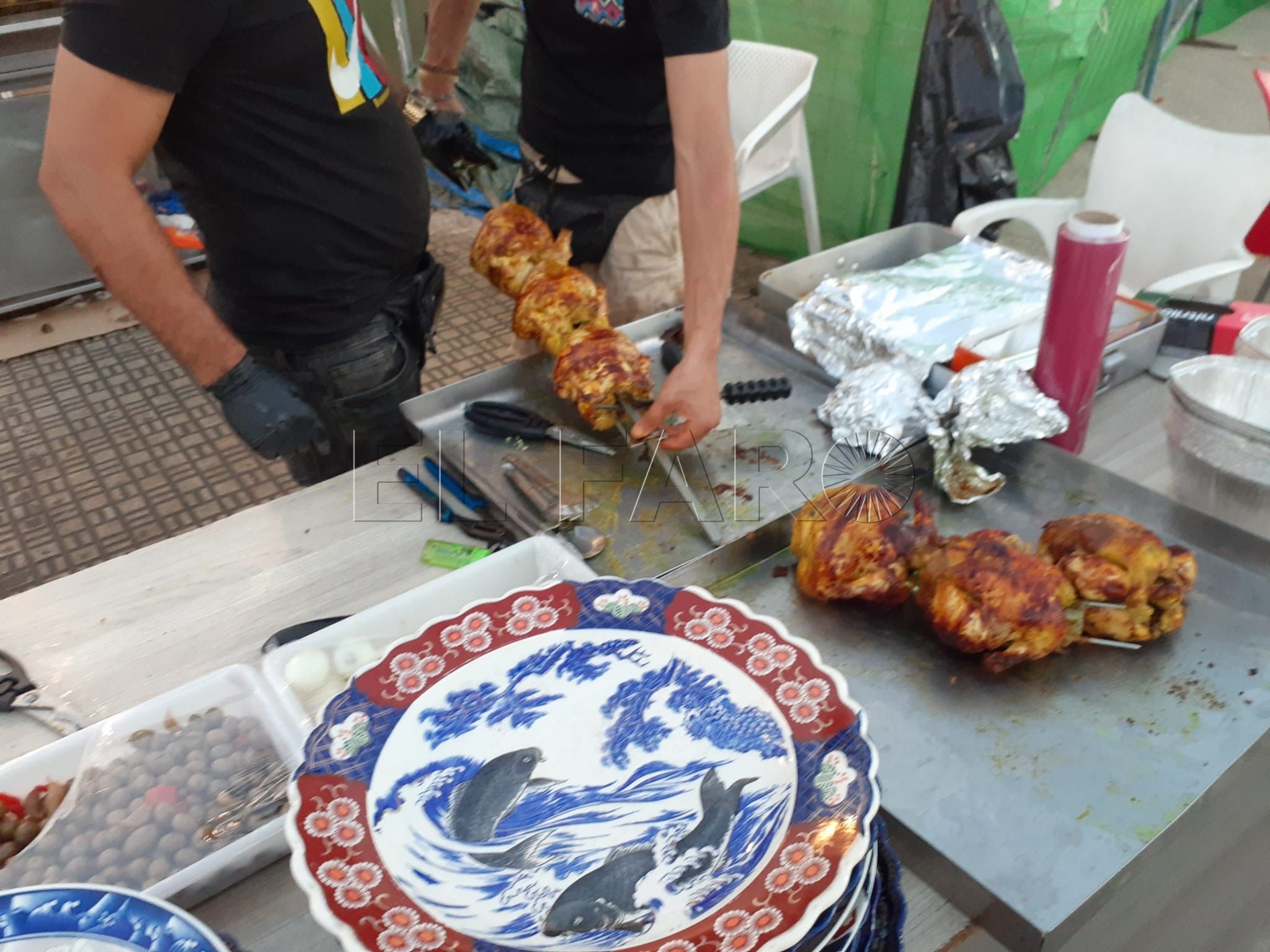 Los restaurantes de las afueras del recinto ferial venden de una forma sostenible