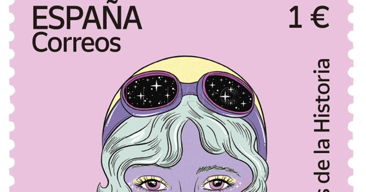 Correos emite un sello dedicado a María Bernaldo de Quirós, la primera mujer piloto de España