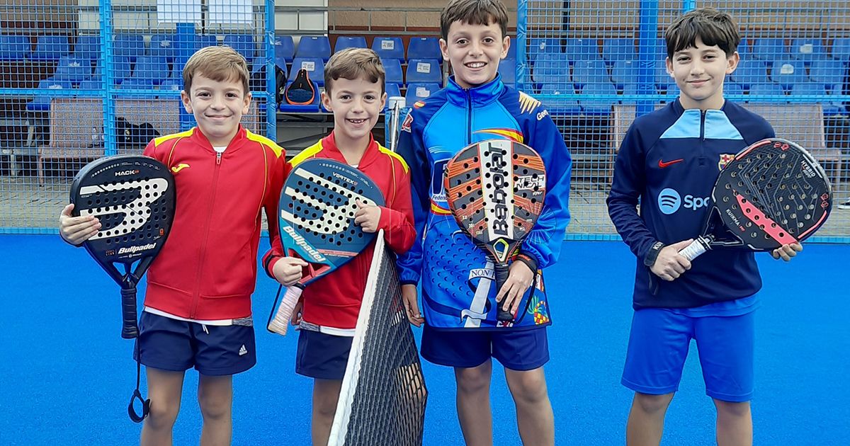 Los menores despliegan su mejor pádel