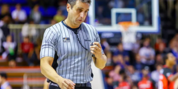 El colegiado aragonés Carlos Peruga fue uno de los ocho seleccionados por la Euroliga para dirigir partidos en la Final Four de la máxima competición continental celebrada en Berlín el pasado mes de mayo.