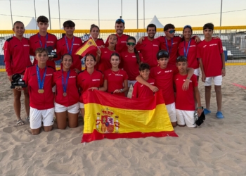 Equipos Juveniles, Sub 14 y Sub 18 que han tomado parte en el Campeonato de Europa celebrado en la Isla de Creta.