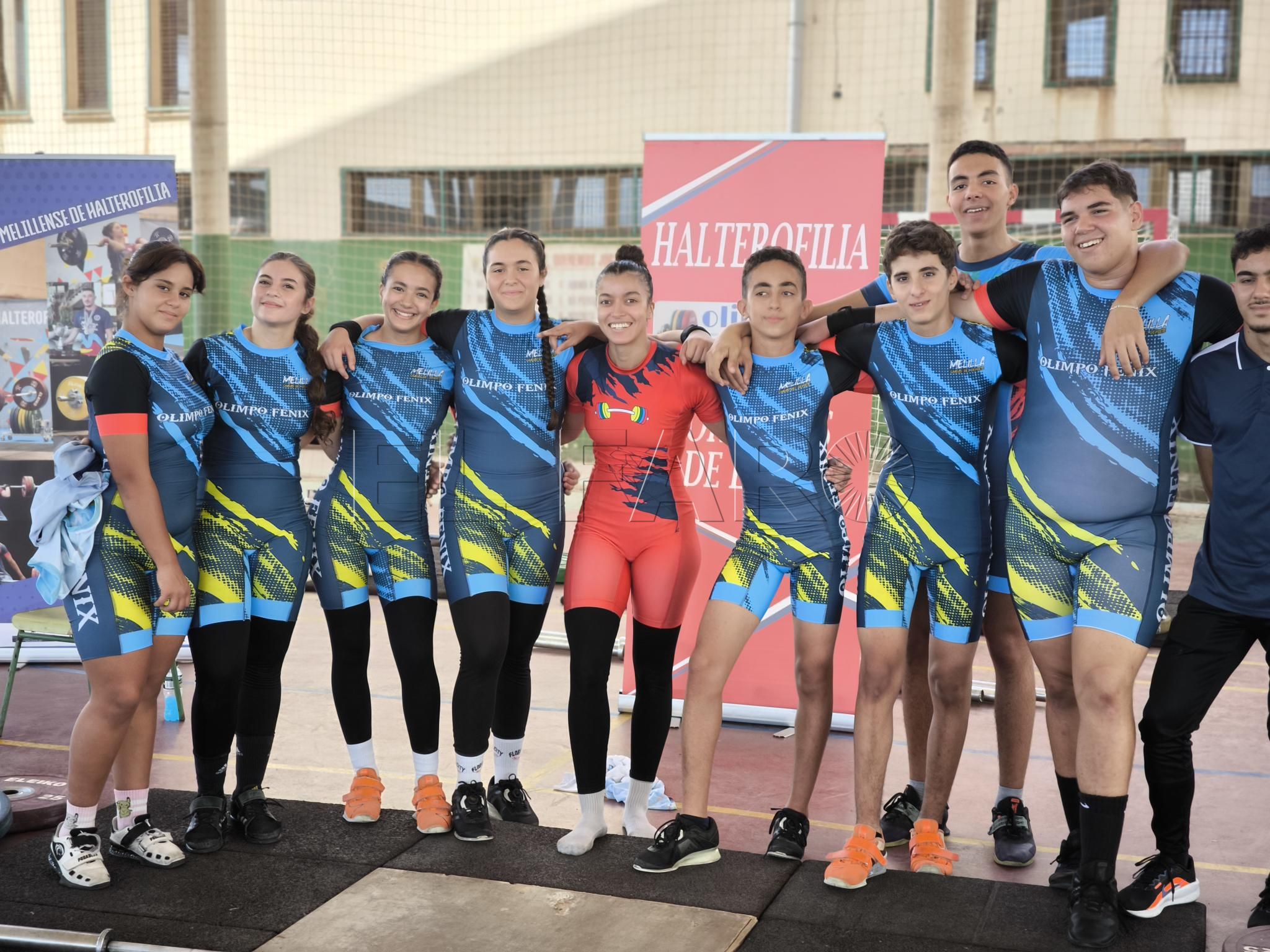 Los jóvenes halteras melillenses muestran su mejor versión
