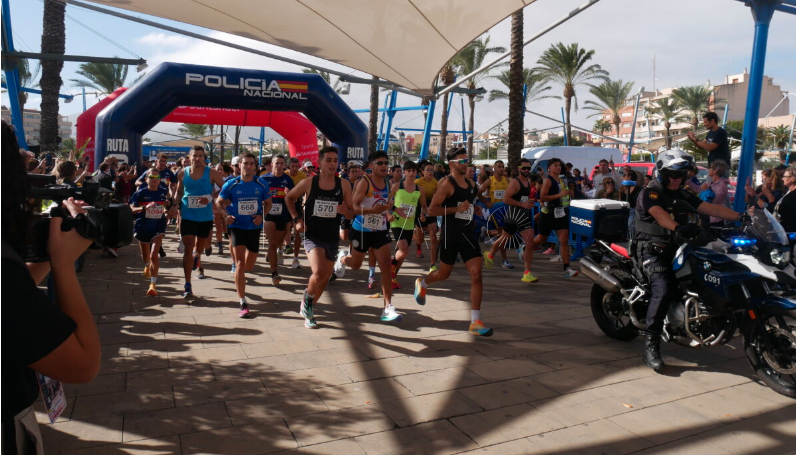 Más de 1.000 melillenses en la Ruta 091 de Melilla