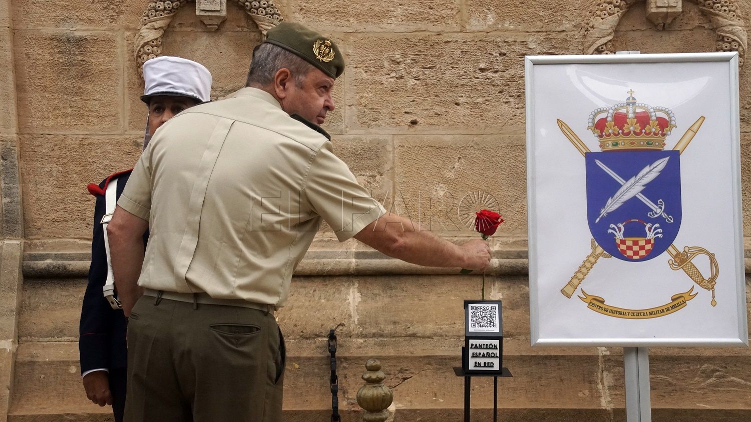 Acto de homenaje en el Panteón de Margallo