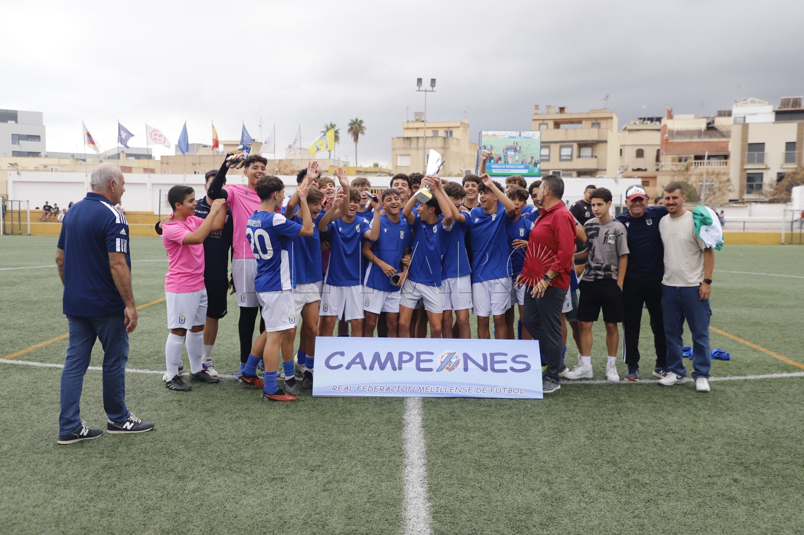 La UD Melilla levanta el título cadete en la Copa Federación