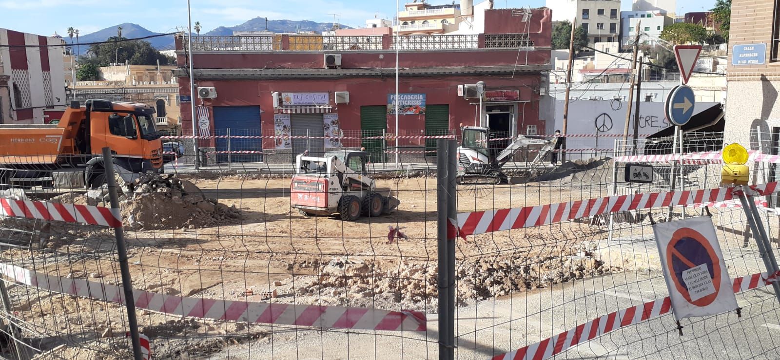 La totalidad de las obras en el Rastro terminarán a finales de diciembre
