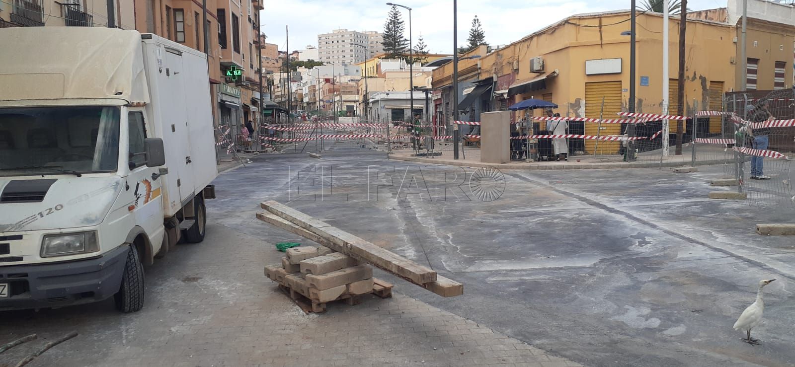 Las obras en el Rastro avanzan con la calle García Cabrelles casi terminada