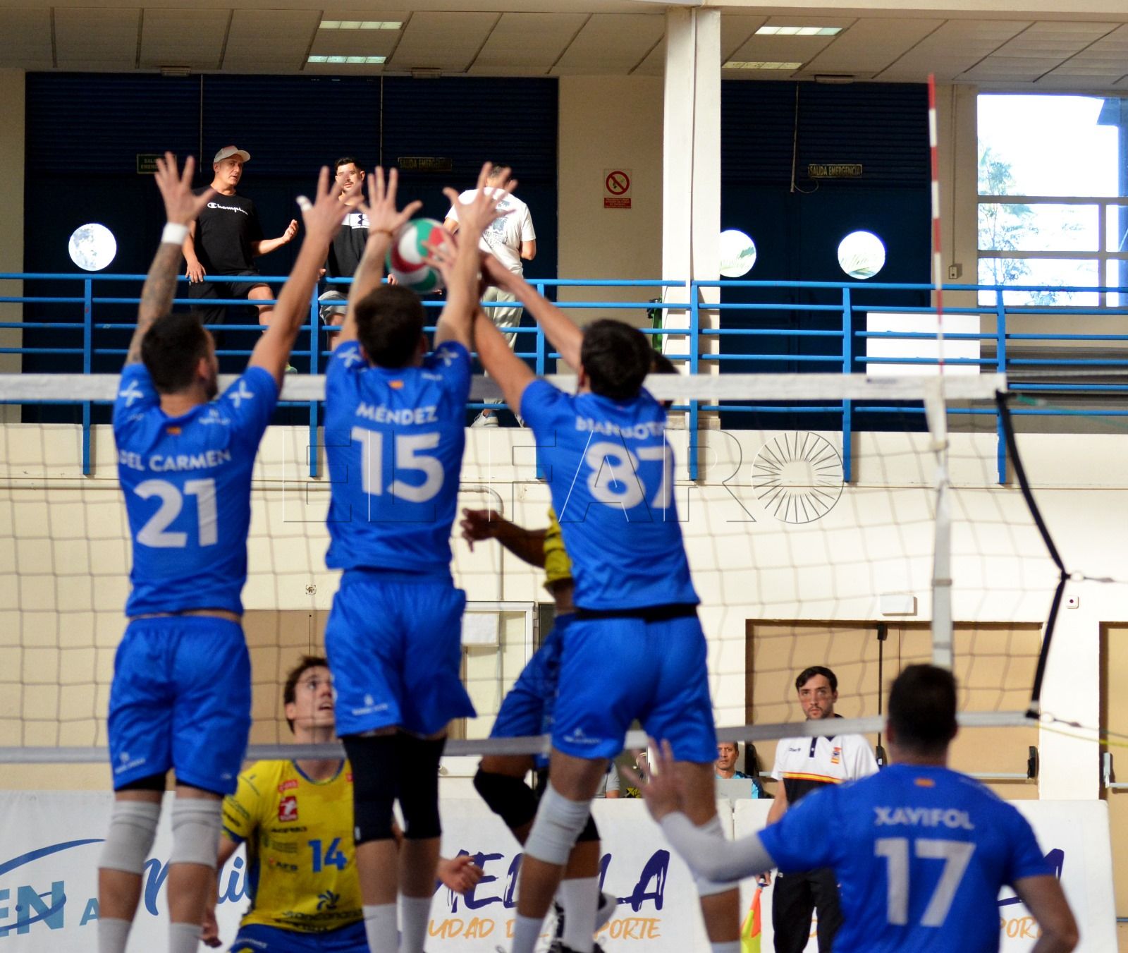 Partido europeo del CV Melilla en el Imbroda