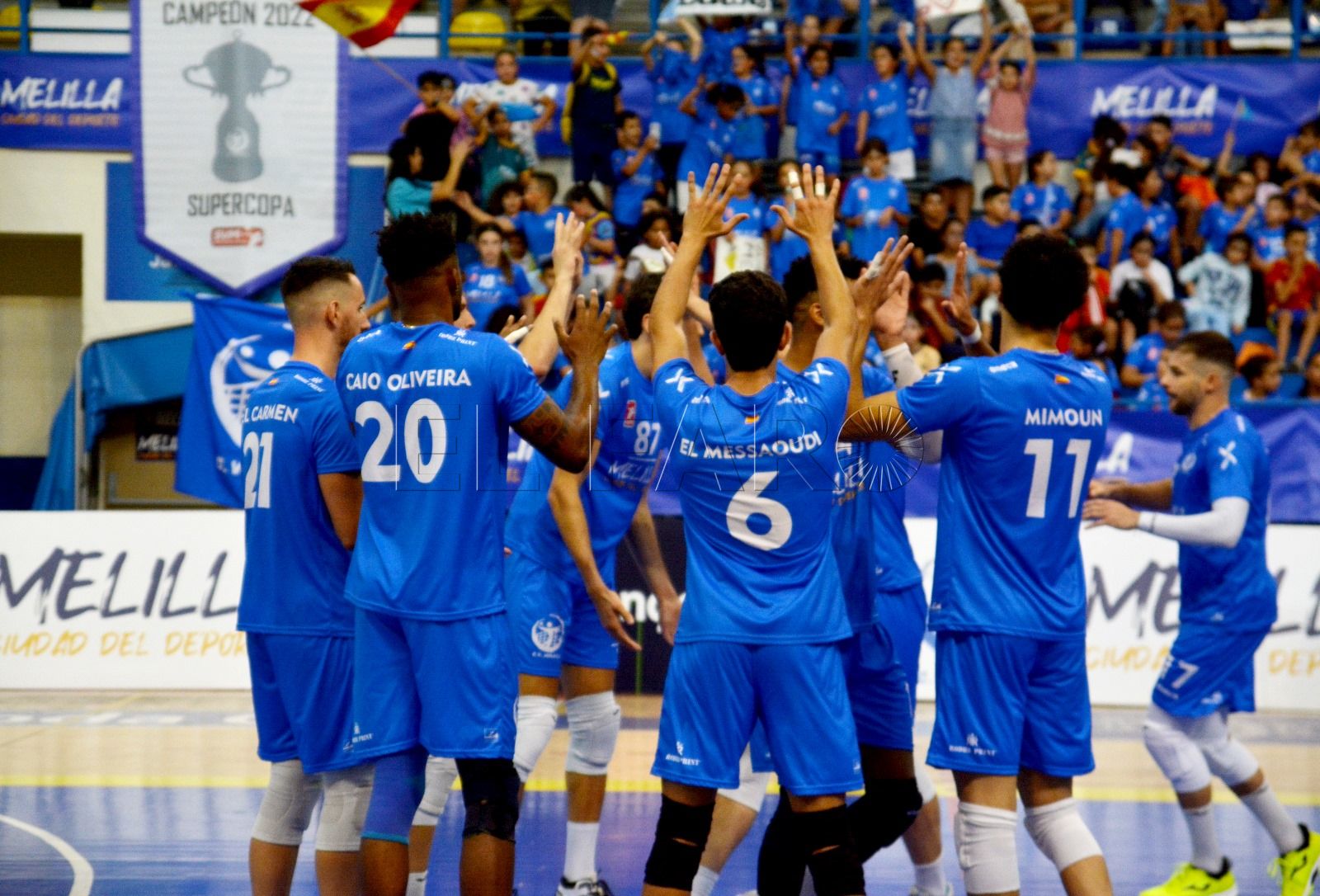 Choque de trenes entre el Unicaja y el CV Melilla