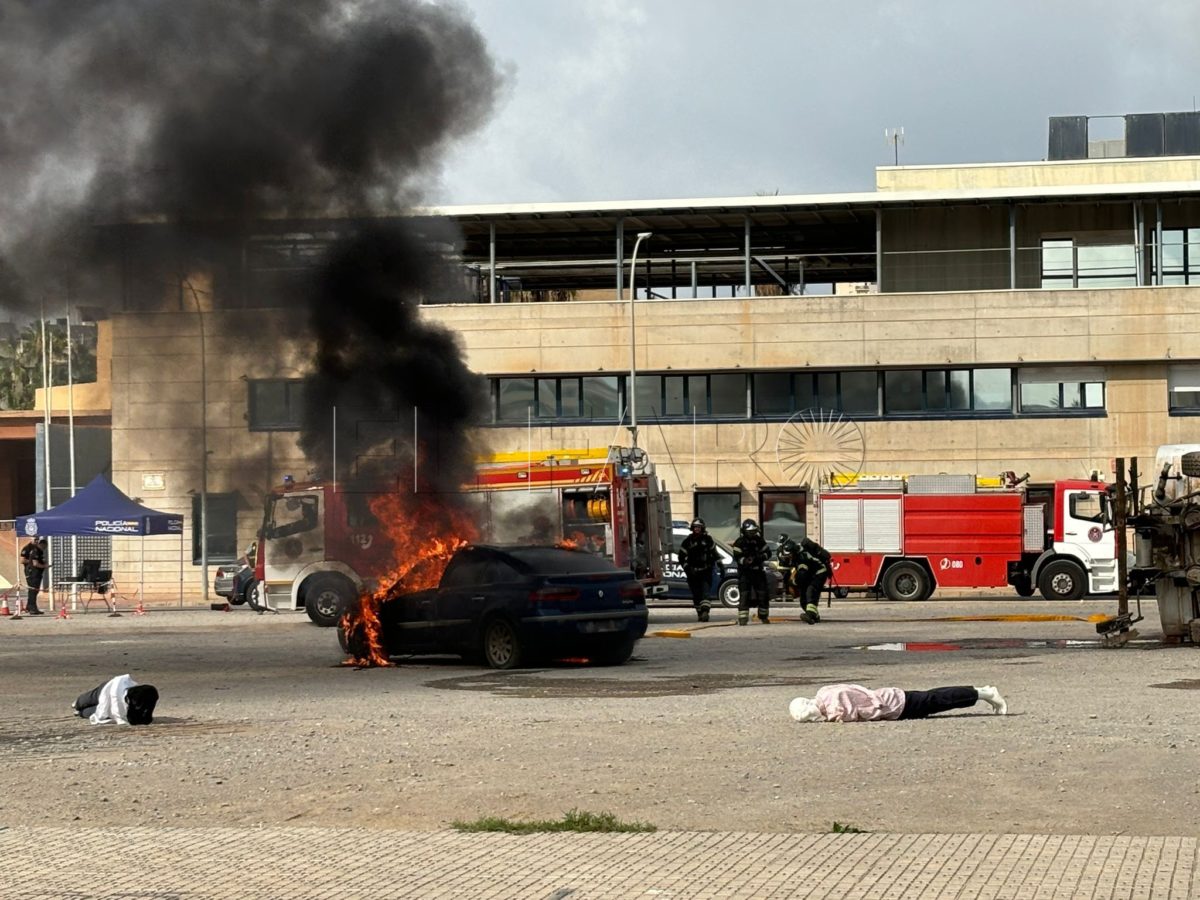 Continúan los simulacros de emergencias con la actuación ante un accidente múltiple