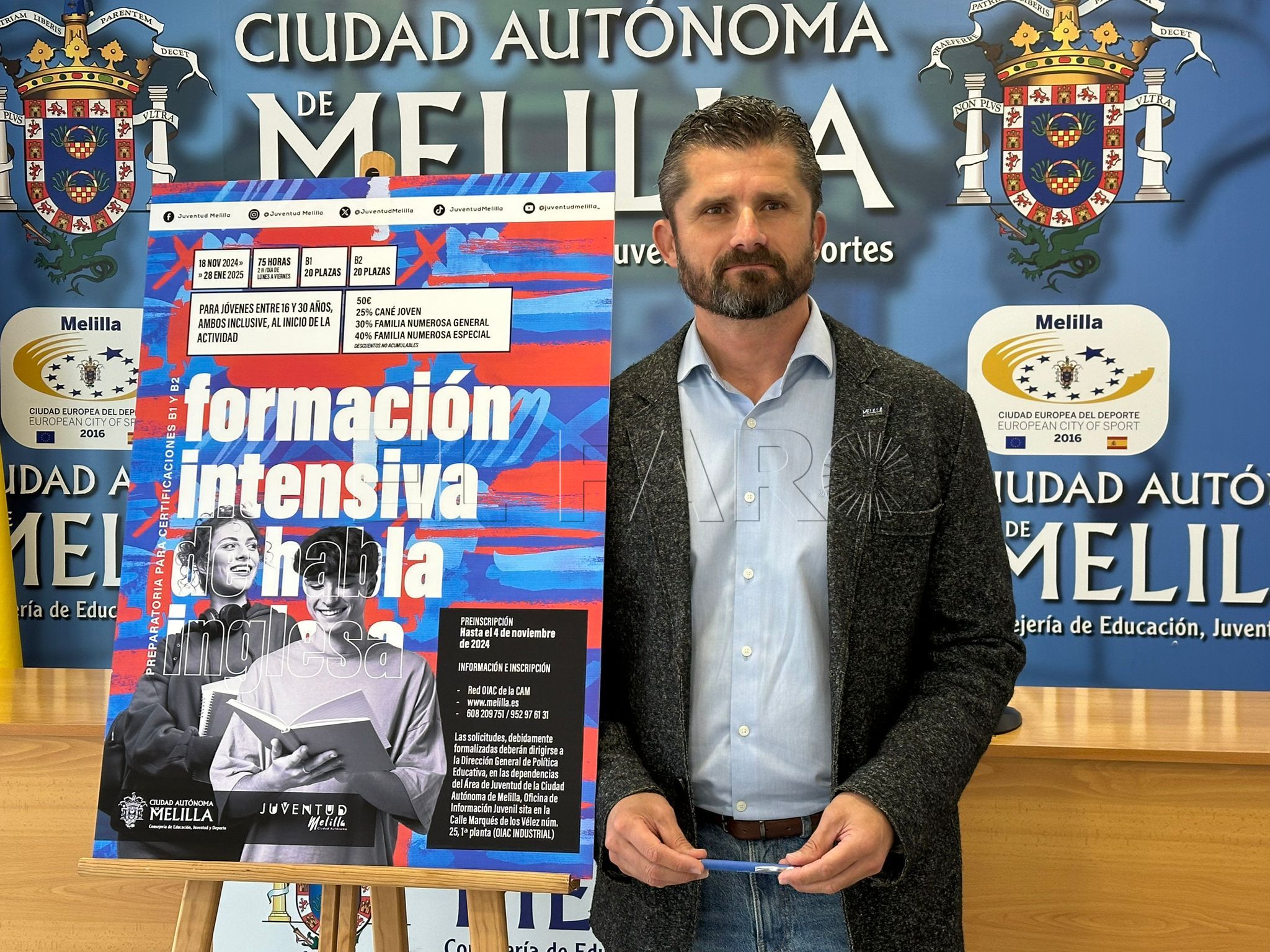 Juventud pone en marcha un curso intensivo para obtener el B1 y el B2 de Inglés