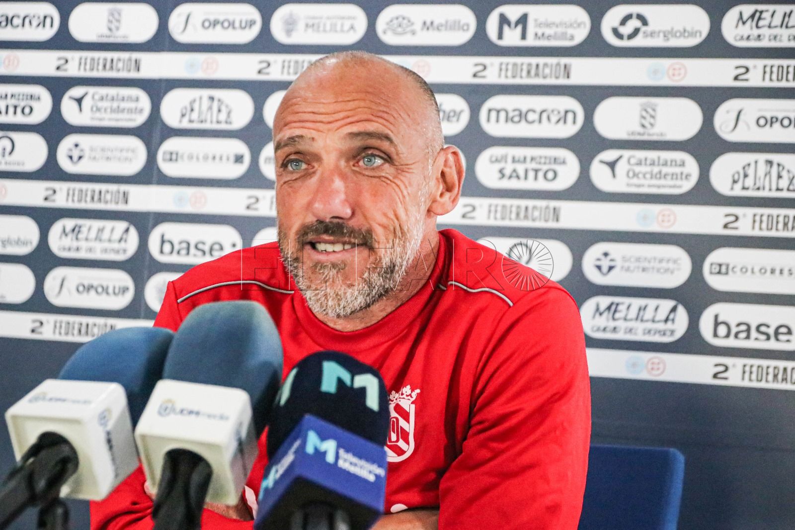 David Cabello, entrenador de la UD Melilla: “Estoy convencido de que la plantilla dará alegrías”