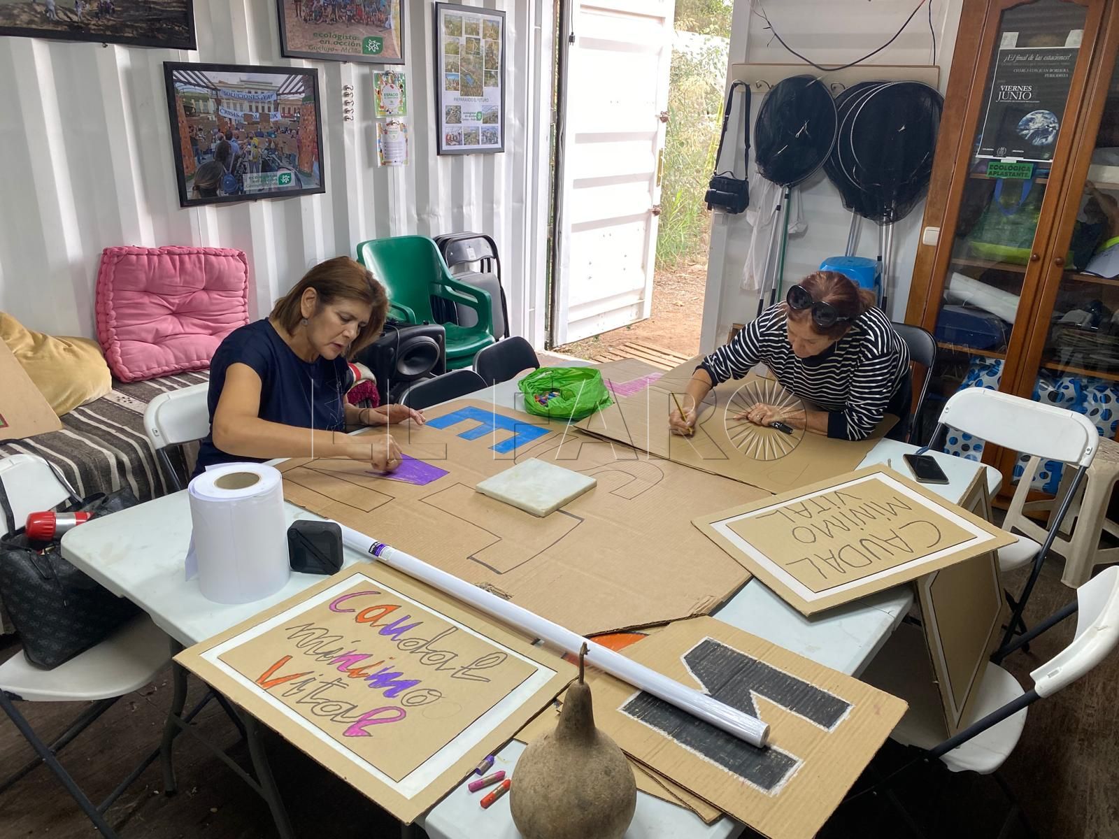 Guelaya prepara una protesta en la desembocadura del río de Oro