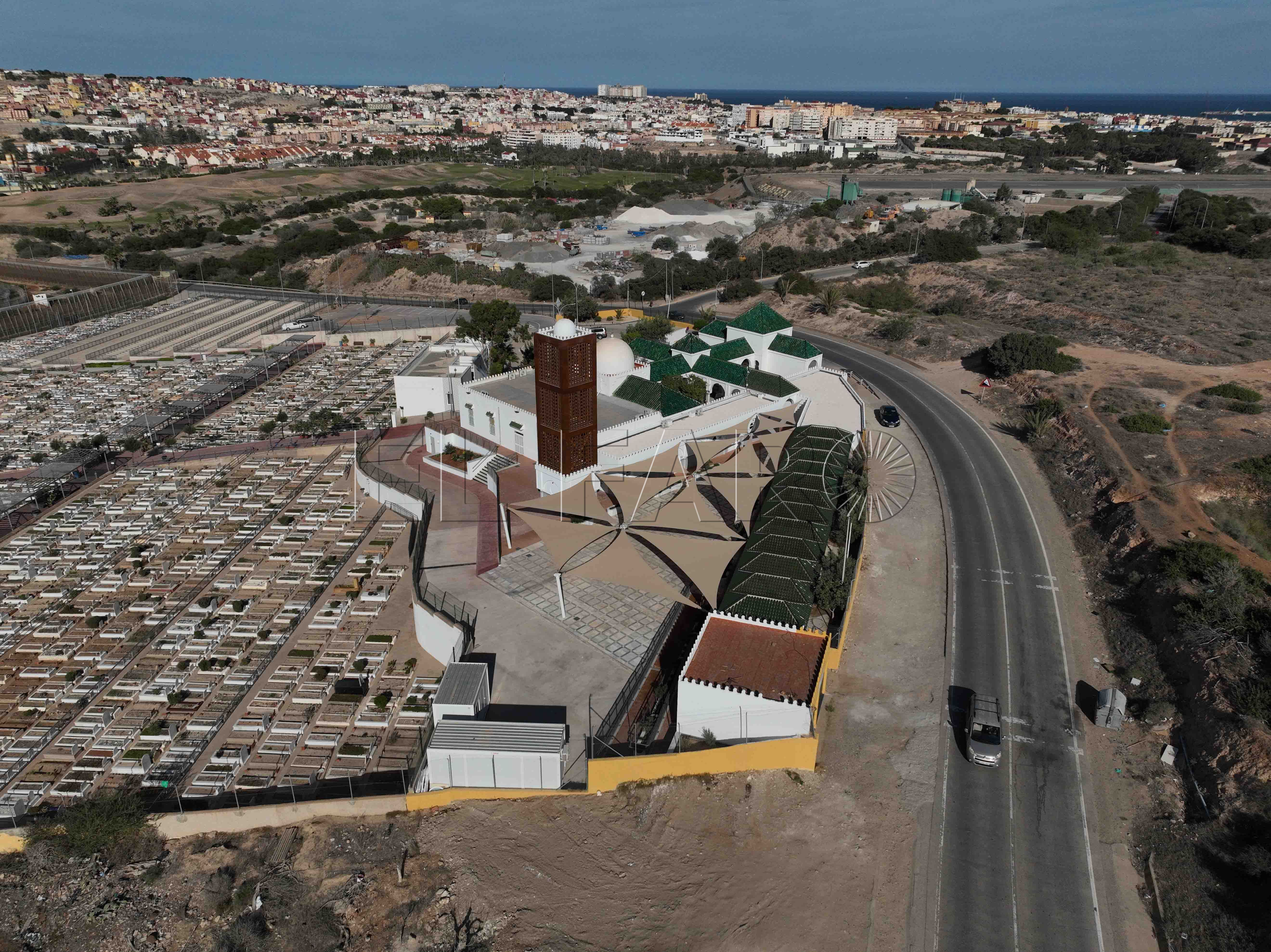 Jarquil entrega la obra de remodelación del cementerio musulmán de Melilla