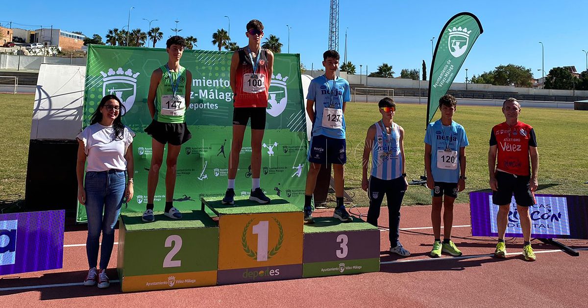 Pelayo Castaño, campeón de Andalucía de combinadas sub 14 en atletismo