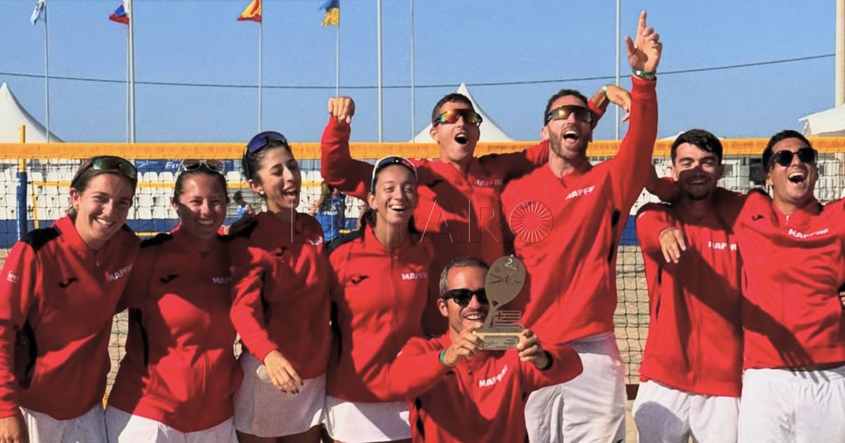 María Martínez, cuarta en el Europeo de tenis playa