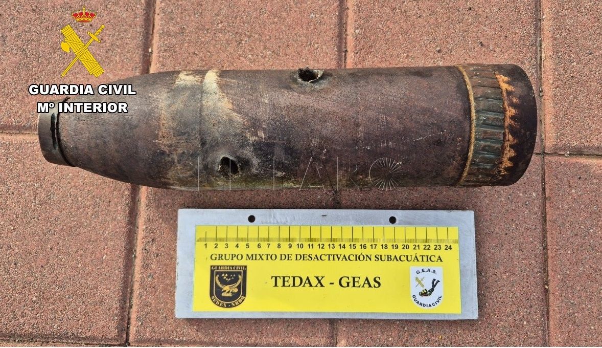 Localizado y neutralizado un artefacto sin explosionar en la zona de Aguadú