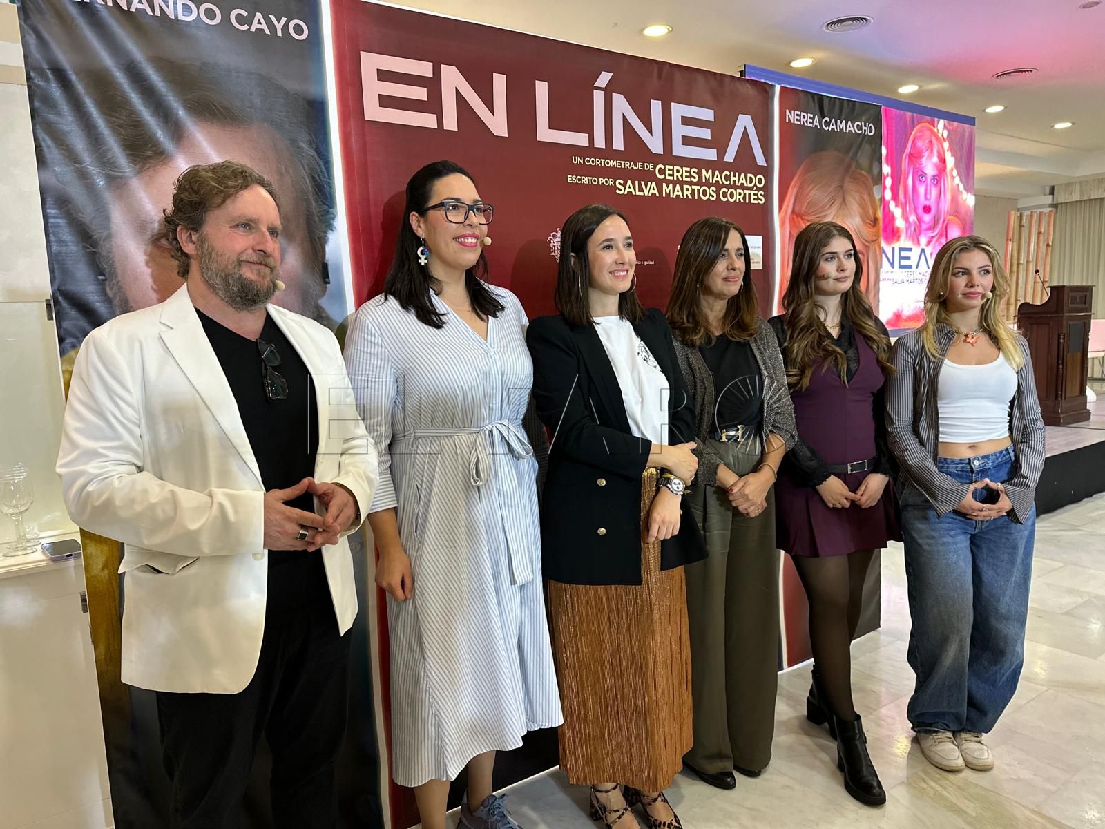 Triunfal estreno de 'En Línea', el nuevo cortometraje de Ceres Machado
