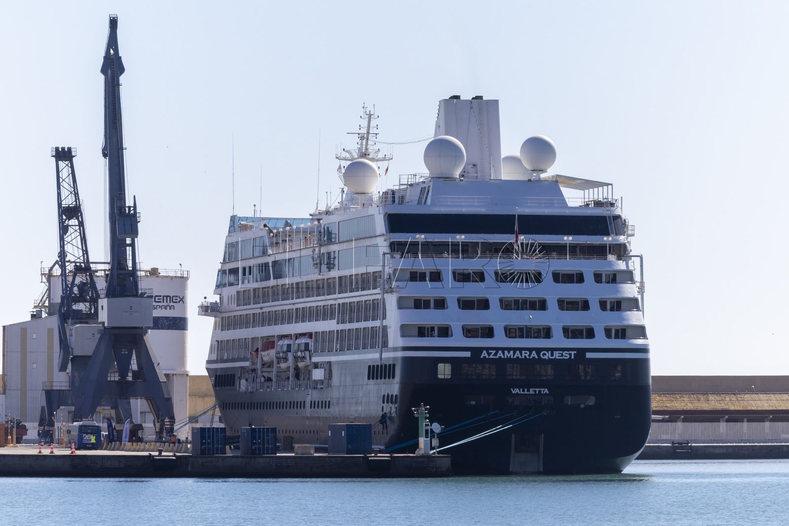 El crucero Azamara Quest hace parada en Melilla este martes