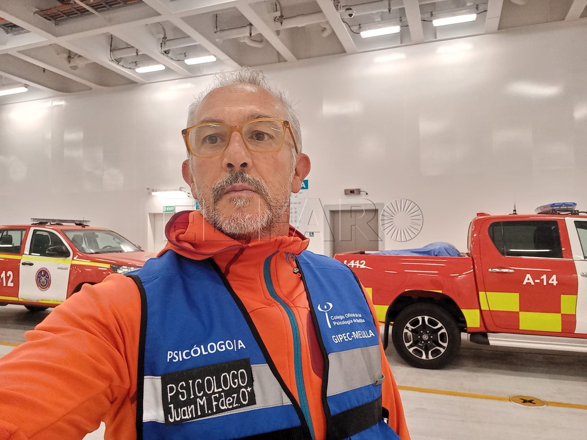 Psicólogos melillenses van con los bomberos a Valencia