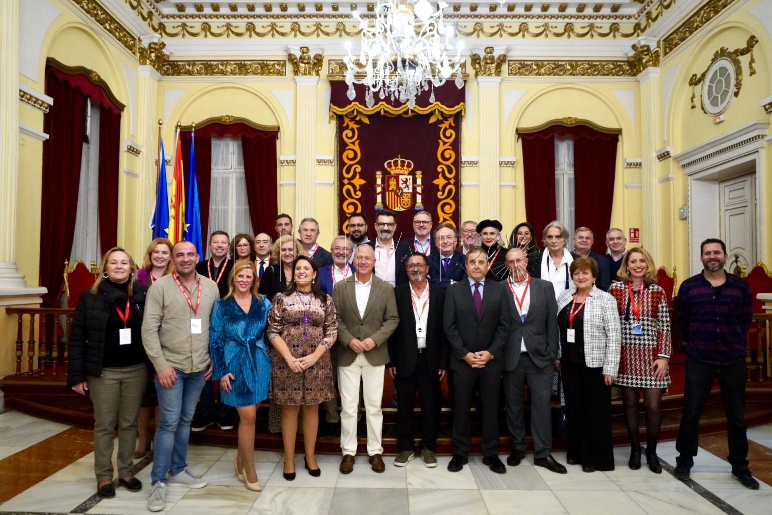 Cálida bienvenida a los empresarios de Málaga