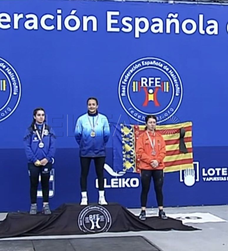 La Federación Melillense de Halterofilia suma catorce medallas en el Nacional Sub-17