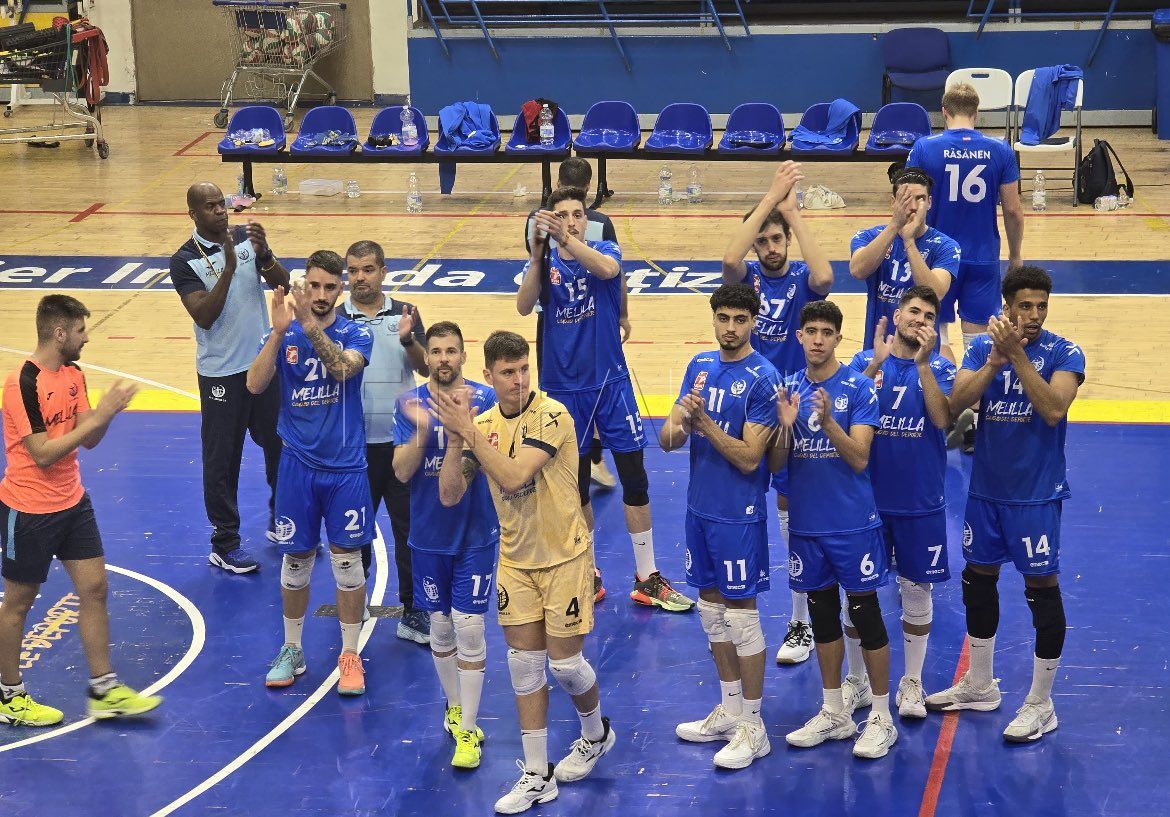 El CV Melilla de Superliga cae en el quinto set frente al Herce Soria