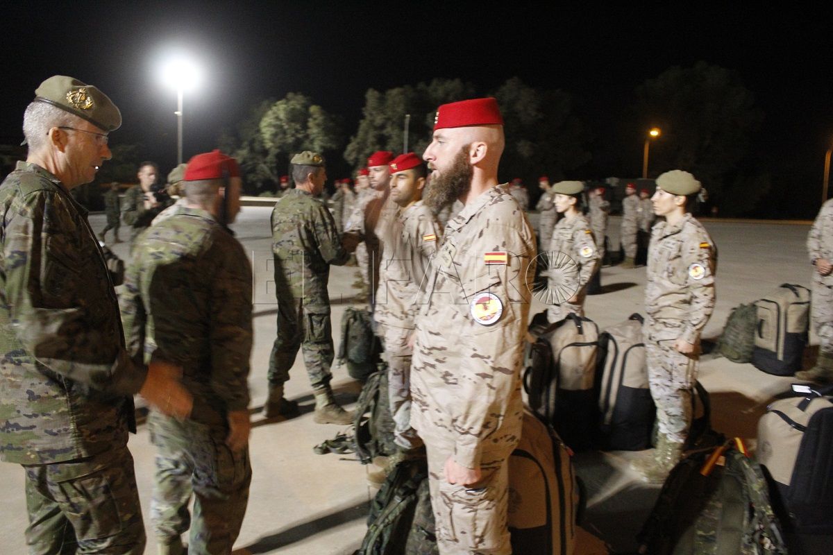 El comandante general despide al contingente de misión en Iraq