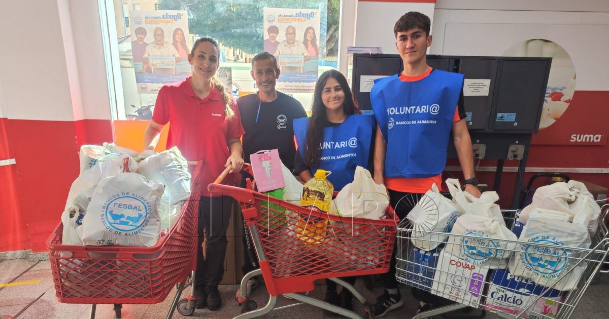 La Gran Recogida recibe hoy cientos de alimentos en los supermercados de Melilla
