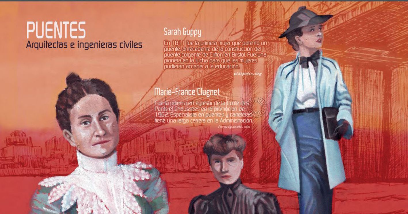 SATE dedica su calendario de noviembre a las ingenieras de puentes