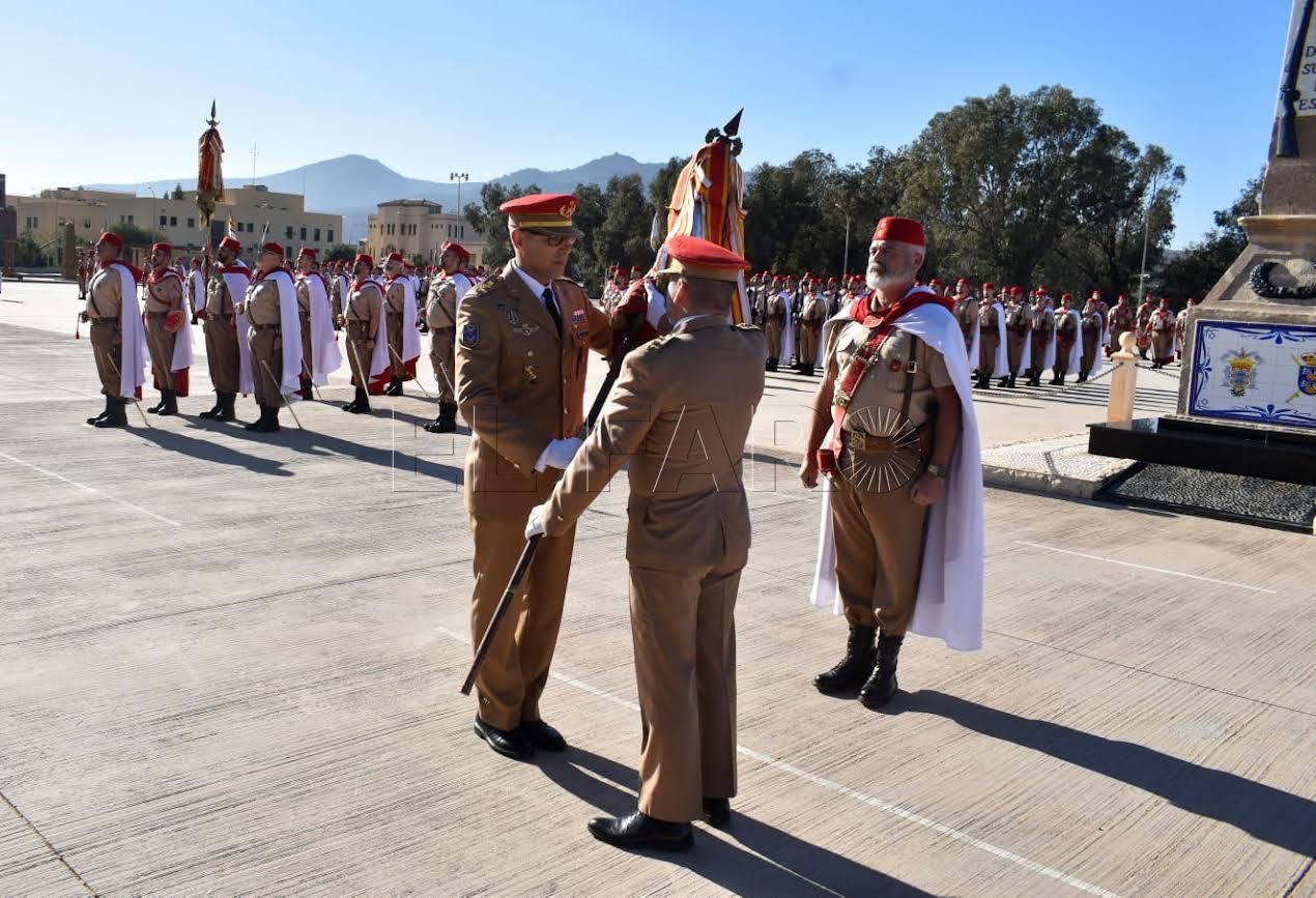 Toma de posesión y relevo del Mando de diferentes unidades de la Comandancia General de Melilla